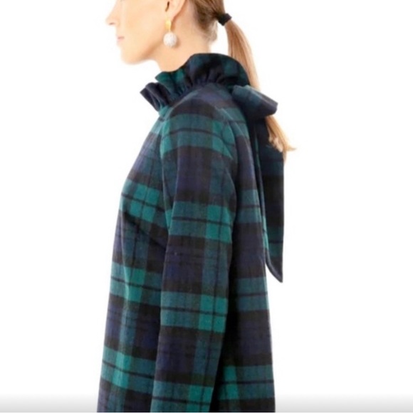 Tuckernuck Plaid Blouse Blackwatch - Picture 3 of 9